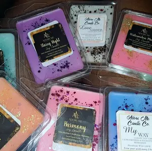 2 Scented Wax Melts - Candle Decor - Elegant Wax Melts for Home Decor Aroma Gift Fragrance