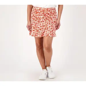 Cuddl Duds Flexwear Skort with Pockets