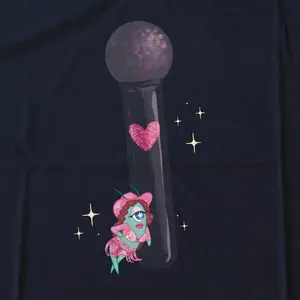 Magenta Pink Pony Plankton shirt