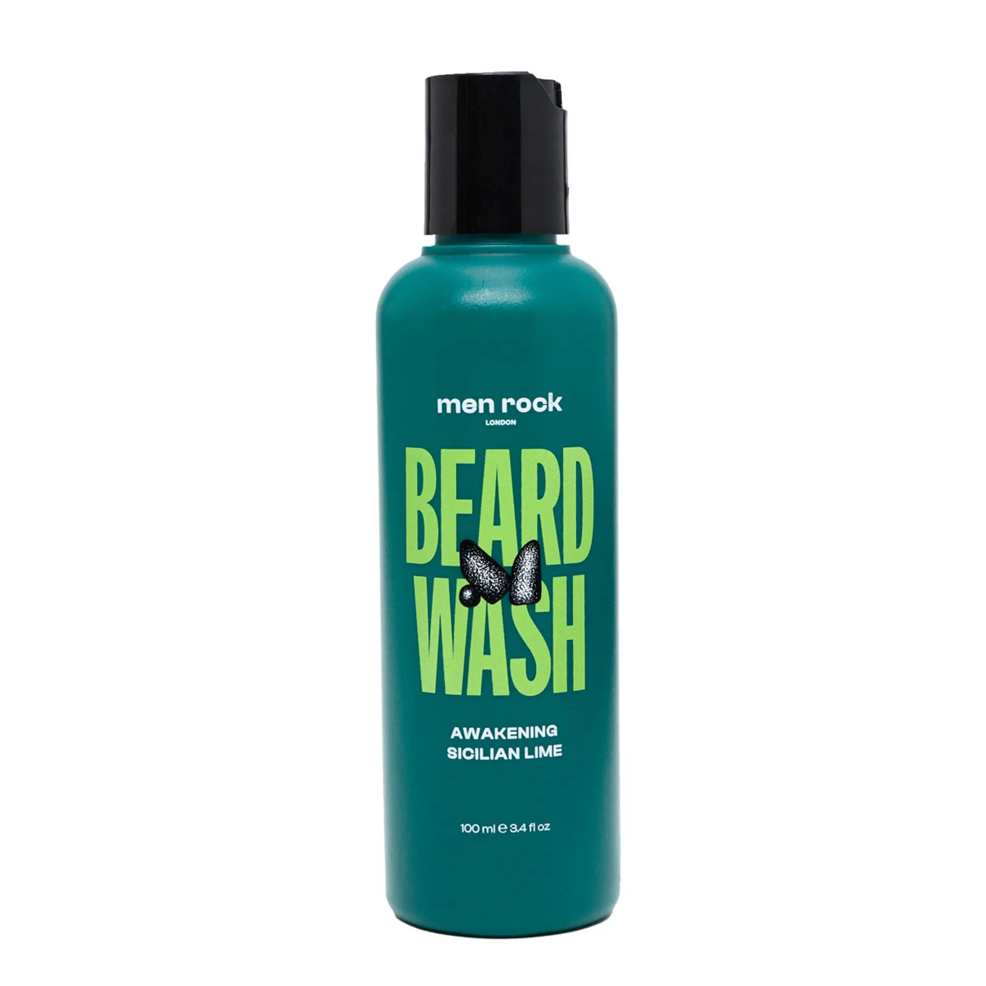 Men Rock Awakening Beard Wash, Beard Care, Sicilian Lime, 3.4 oz