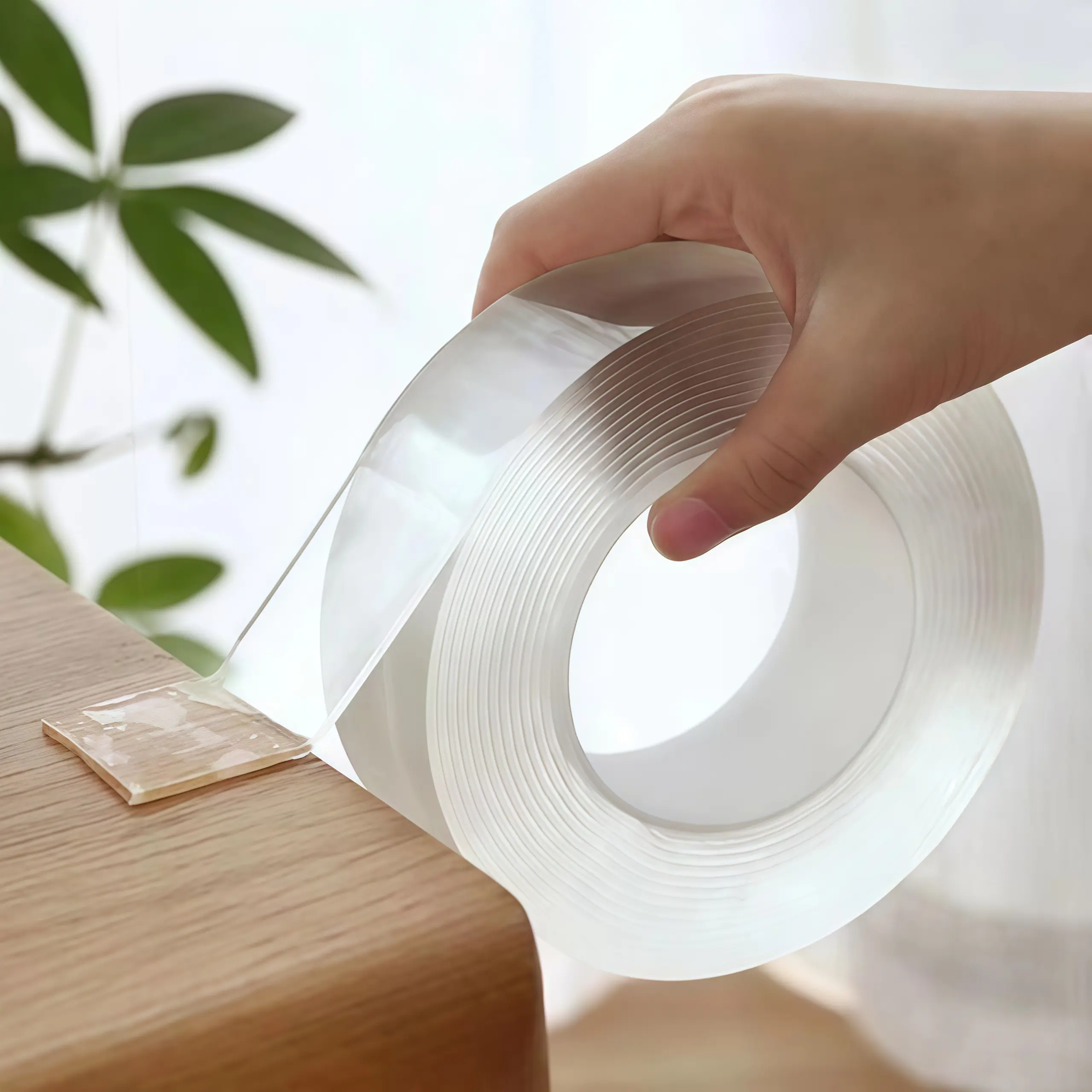 1pcs strong non marking nano double-sided adhesive, non marking universal adhesive, household fixed double-sided magic tape, high viscosity nano adhesive, multi-functional double-sided gel tape, suitable for home decoration