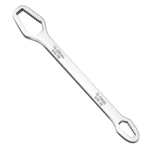 Universal Car Torx Wrench 8-24mm Self-tightening Double-head Spanner Non-Slip Multi-function Tool for Nuts Bolts Repair Professional Assembly Disassembly