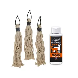 HODAG Rut Tassels for Whitetail Deer - Create Effective Mock Scrapes During the Rut - Concentrated Deer Hunting Lure to Attract Bucks