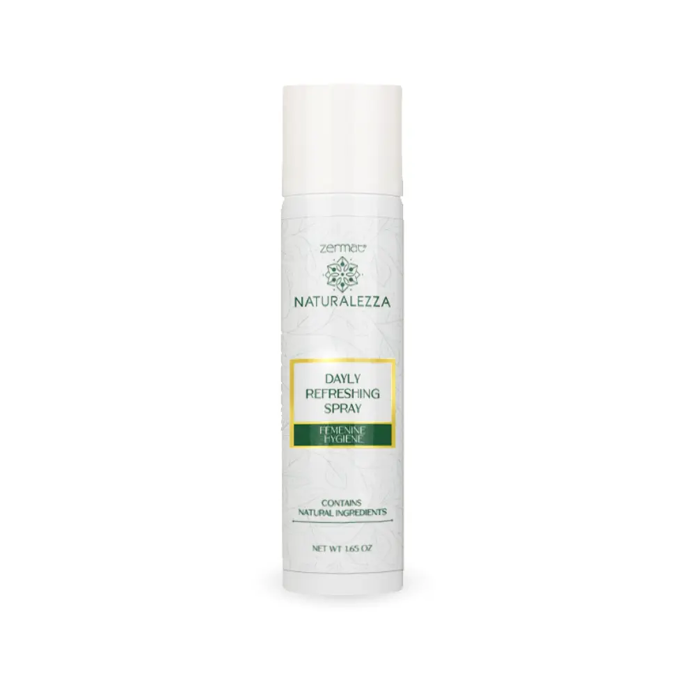 Naturalezza Intimate Deodorant Spray Body Care Gentle for Sensitive Skin - 1.65 Oz. Daily Freshness & Odor Control - Lightweight & Quick-Absorbing Formula