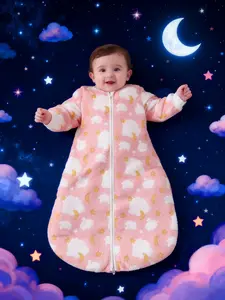 Baby Girl Fall Winter, Christmas Holiday Gift, Newborn Baptism Robe, Soft Plush Blanket Wrap, Easy Wear Photography Clothes, Sleep Sack