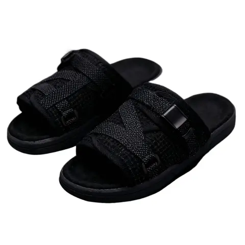 Unisex Stylish Reflective Casual Slip-On Slide Sandals - Adjustable Straps, Light-Up Feature, Arch Support, Anti-Slip Sole, Synthetic Open-Toe Sports Footwear for Wide and Narrow Feet, Walking Shoes