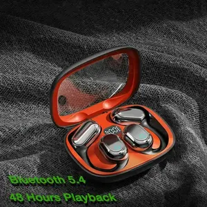 Earhook Earphone Bluetooth V5.4 Bass Wireless Headphones Earphones TWS Stereo Wireless Earphone Headsets with Dual Mic