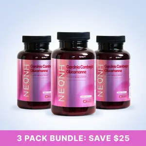 3 Pack NEQNH Garcinia Cambogia Glucomanna - Natural Support for Wellness