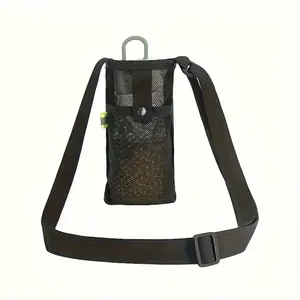 Water Bottle Carrier with Strap and Pocket