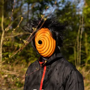 ABYSTYLE Naruto Shippuden Tobi Mask Replica Cosplay Anime Manga Cosplay Costumes Accessories Merch Gift