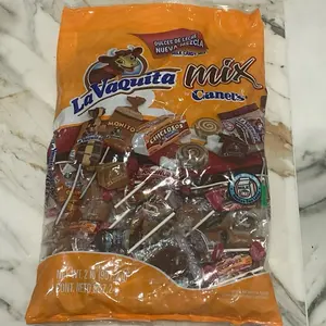 La Vaquita Mix Dulces de Leche Milk Candy - Assorted Flavor Lollipops & Confections - 2.16 oz Pack dules de leache milk candy