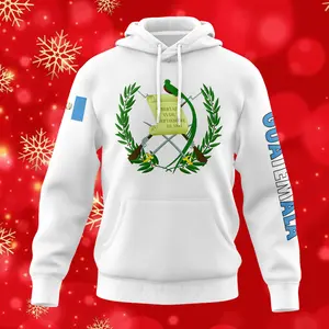 Guatemala Design White Hoodie