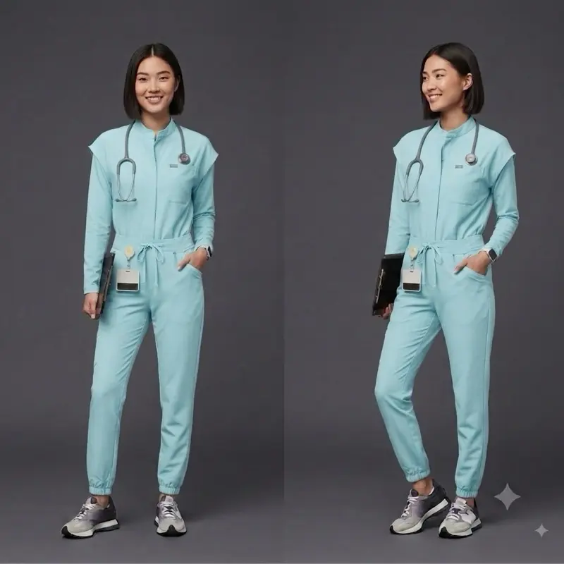 Alexis Scrub Jumpsuit - Casual Style, Ideal for Medical Professionals - Womenswear