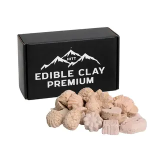 HITT Premium Edible Clay Mix Candybox — Candy Shaped Assorted Clay Chunks for Eating, PICA cravings and ASMR Food Content Creators — Handpicked, Organic, Ready to Eat PICA Snack — 7 oz / 200 g