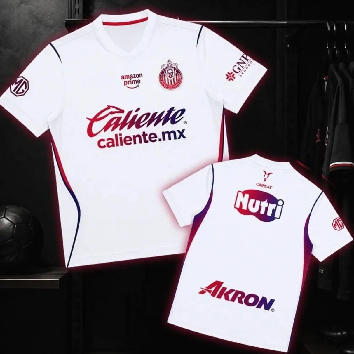 White Chivas Away Soccer Jersey 26/27, Football Shirt, Game Day Sports Top, Soccer Fan Jersey for Men Women
