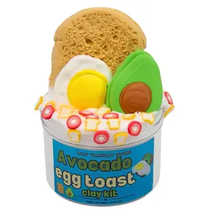 Avocado Egg Toast Slime Clay Kit