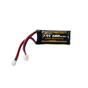 FMS LIPO Battery 7.4V 600mAh without PCM for RC Car 1:18 Atlas 6X6