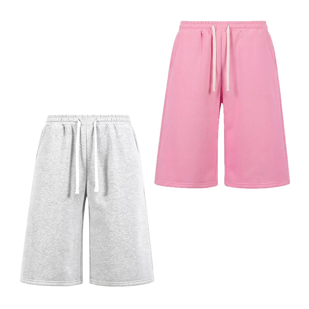 Pink + White Gray