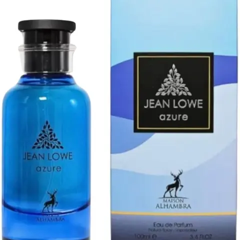 Jean Lowe Azure by Maison Alhambra | Unisex Eau de Parfum 100ml / 3.4 oz | Fresh Citrus & Spicy Touch
