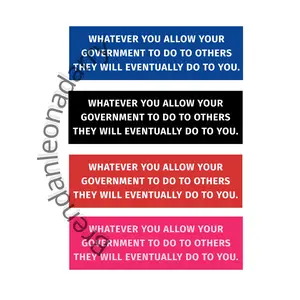 whatever you allow quote magnet, government quote car magnet, political car magnet, freedom of speech magnet, protest car accessory, social justice magnet, rights and freedom quote, political awareness car magnet