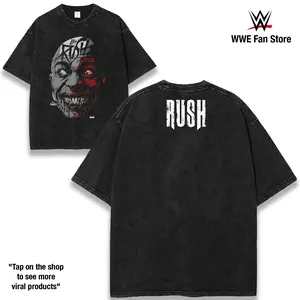 Lio Rush Graphic Tee 230GSM Premium Cotton Vintage Wash Shirt AEW WWE Inspired Lightning Fast High Flyer Man of the Hour Wrestling Fan Gift Streetwear Men Top Retro Fight Career Tribute Unisex Tee