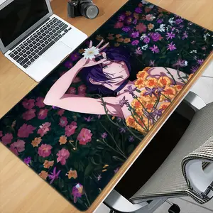 Chainsaw man REZE inspire mouse pad, daily use next to the computer can be integrated into the atmosphere, sliding is not stuck, home relaxation or office busy are suitable, accompany you to spend the Dutch Tulip Festival