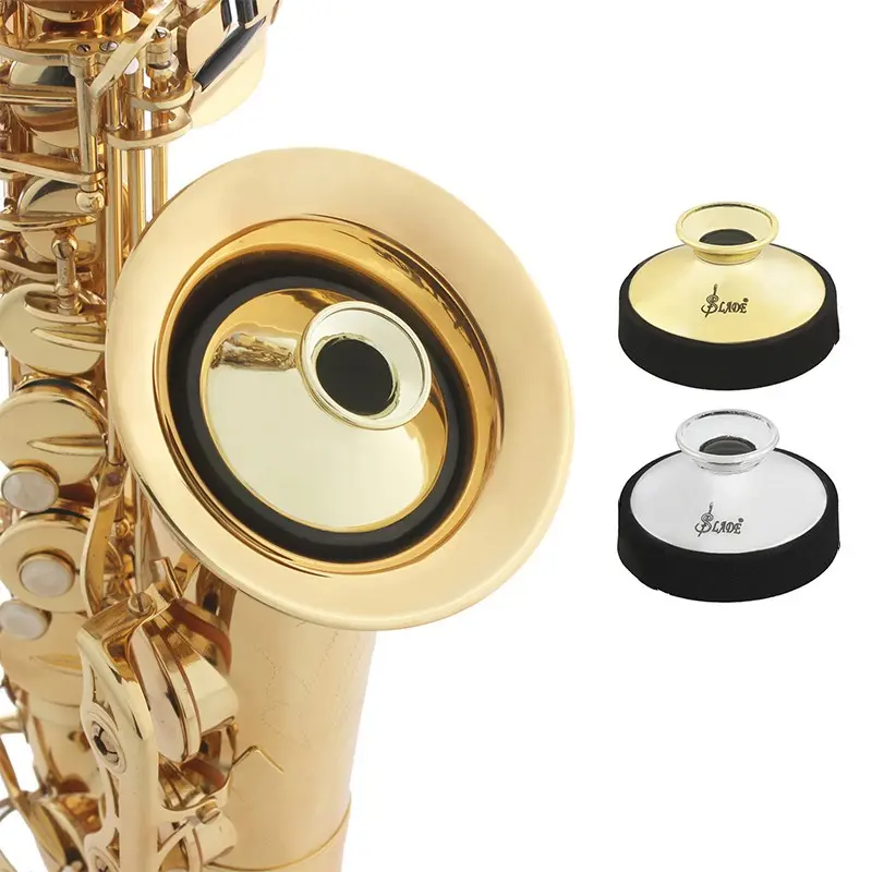Slade Saxophone Abs Silent Practice Mouthpiece Mute Durable Wind Instruments Accessory Music for Alto Sax Performance and Training Enhances Sound Quality