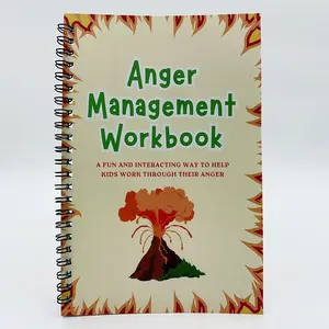 Anger Management Handbook Notebook, Stress Relief Journal for Adults & Teens, Self-Help Guide for Emotional Control & Coping Skills