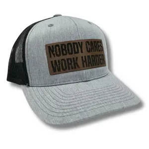 Nobody Cares Work Harder Patch Hat