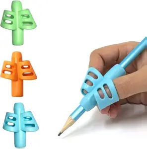 Pencil gripper kids/toddler handwriting aid tools for beginners,Pencil Holder for preschooler 2-4 Years learning to Write for Children's Training Pen Holding Posture Correction Tools(3 PACK)
