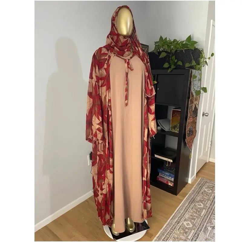 Women's Modest Islamic Siya Kimono Abaya