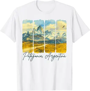 Patagonia Argentina Traveling Brushstroke Patagonia Trip T-Shirt - Jessicajon Shop 81B0FF3SGMSY