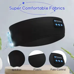 EnjoyJing Wireless Bluetooth Headband Earphones - Sports and Sleep Companion with Light Blocking, Directivity Sound Technology, and IPX5 Waterproof Design