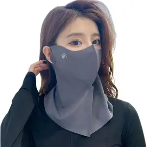 Summer Cooling Neck Gaiter Face Mask for Women, UPF 50+ UV Protection, Breathable Ice Silk Sun Protection Mask