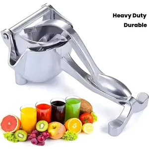 Manual Juicer Machine, Multi-Purpose Lemon Squeezer, Durable Stainless Steel Portable Fruit Vegetable Juicer, Fruit Juice Extractor, Outdoor Adventure Picnic Kitchen Use