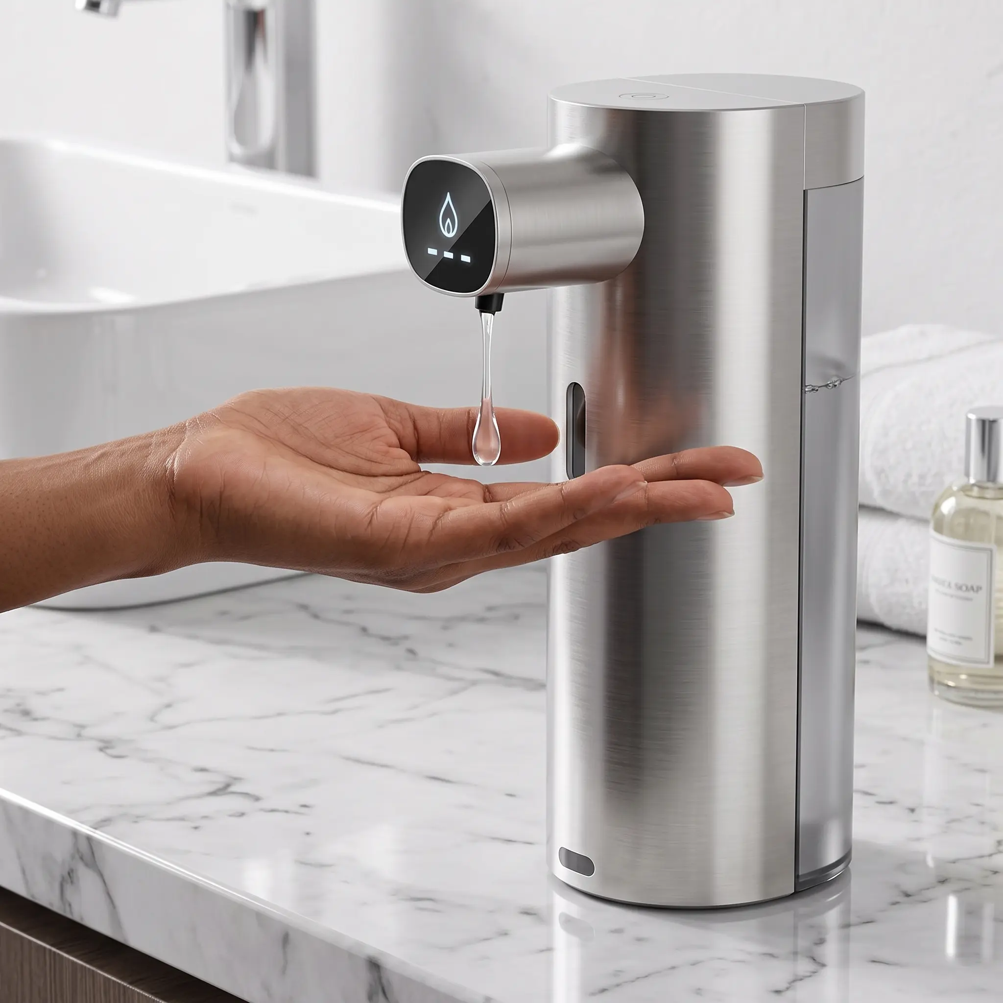 Automatic Soap Dispenser Touchless USB Rechargeable Smart Soap Dispenser 13.5oz