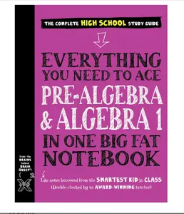 Everything You Need to Ace Pre-Algebra and Algebra 1 in One Big Fat Notebook