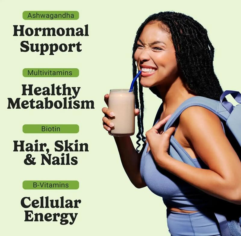 VitaHustle ONE Plant‑Based Protein Powder - Chocolate - Blend of 86 Ingredients with Vitamins & Probiotics