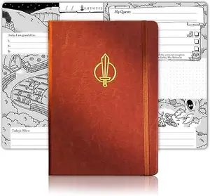 Legend of Istoria Journal (Adventurer Edition) - Adventure-Ready Guided Journal to Explore, Face Challenges & Embark on a Quest - Bold Self Help Journal w/Daily Art, Colorable Pages, & an Istoria Map
