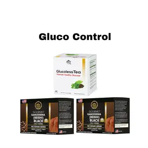 Eternal Spirit Beauty 2 In 1 Black Coffee Combo with Gluco Control for Healthy Glucose Maintenance Beverage
