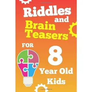 USED Book - Riddles and Brain Teasers For 8 Year Old Kids: Fun Riddles and Tricky Questions for 8 Year Old Boys and Girls, Gamified with Score Sheets and Clues ... (Fun Riddle Game Books for Boys and Girls) by Global Peach (Paperback) - english