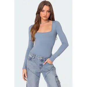 Joanna Square Neck Bodysuit