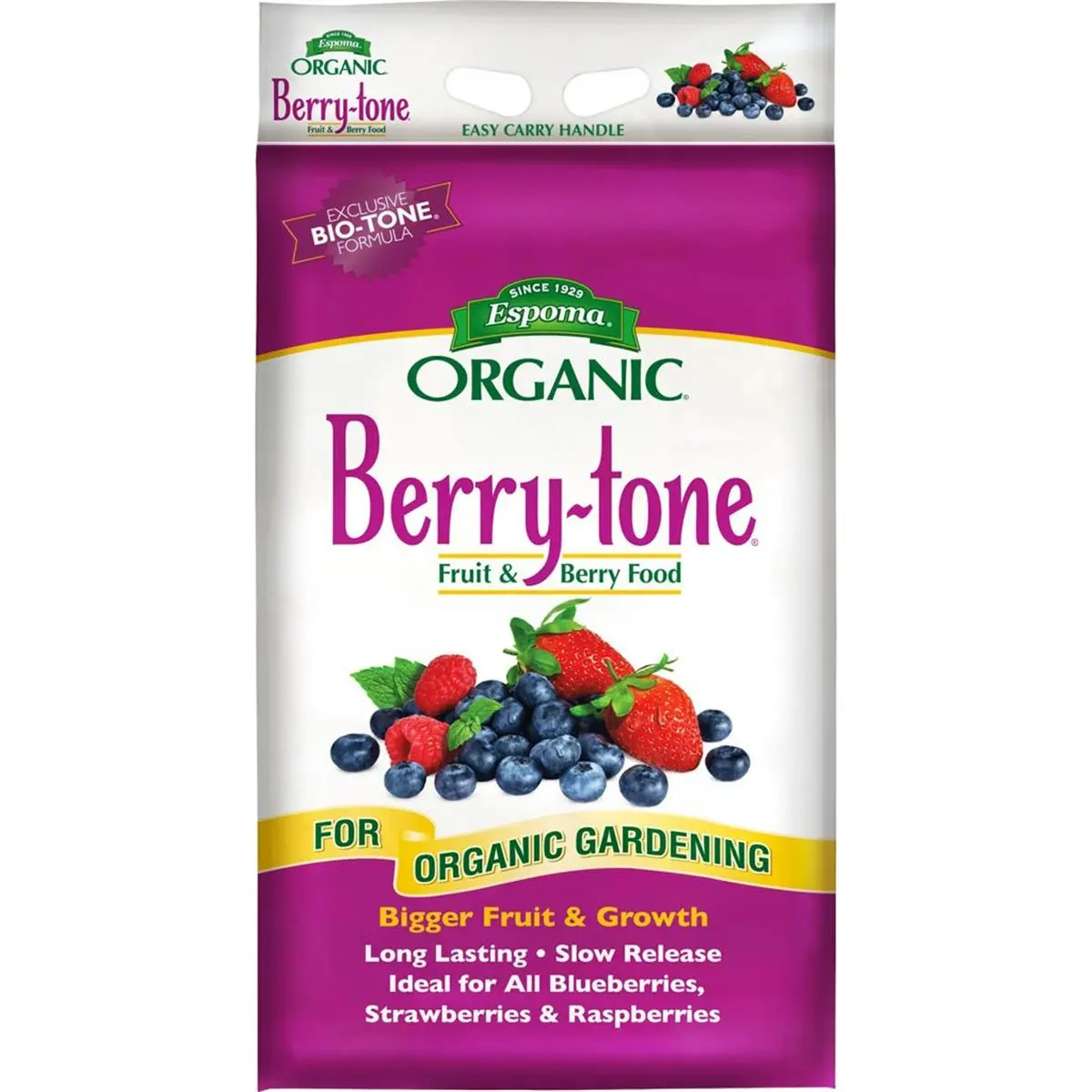 212 MAIN Organic Natural Powdered Fruit & Berry Bird Feeding Mix - 18 lbs Slow-Release Bird Food for Bigger Yield, Long-Lasting, Espoma Berry-Tone Compatible
