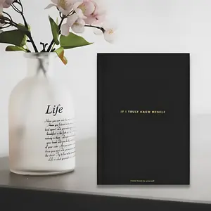 If I Truly Knew Myself Guided Journal – Self Reflection & Shadow Work Journal for Emotional Healing, Self Love & Personal Growth | Hardcover Mental Wellness Journal with Guided Prompts & Mindfulness Exercises