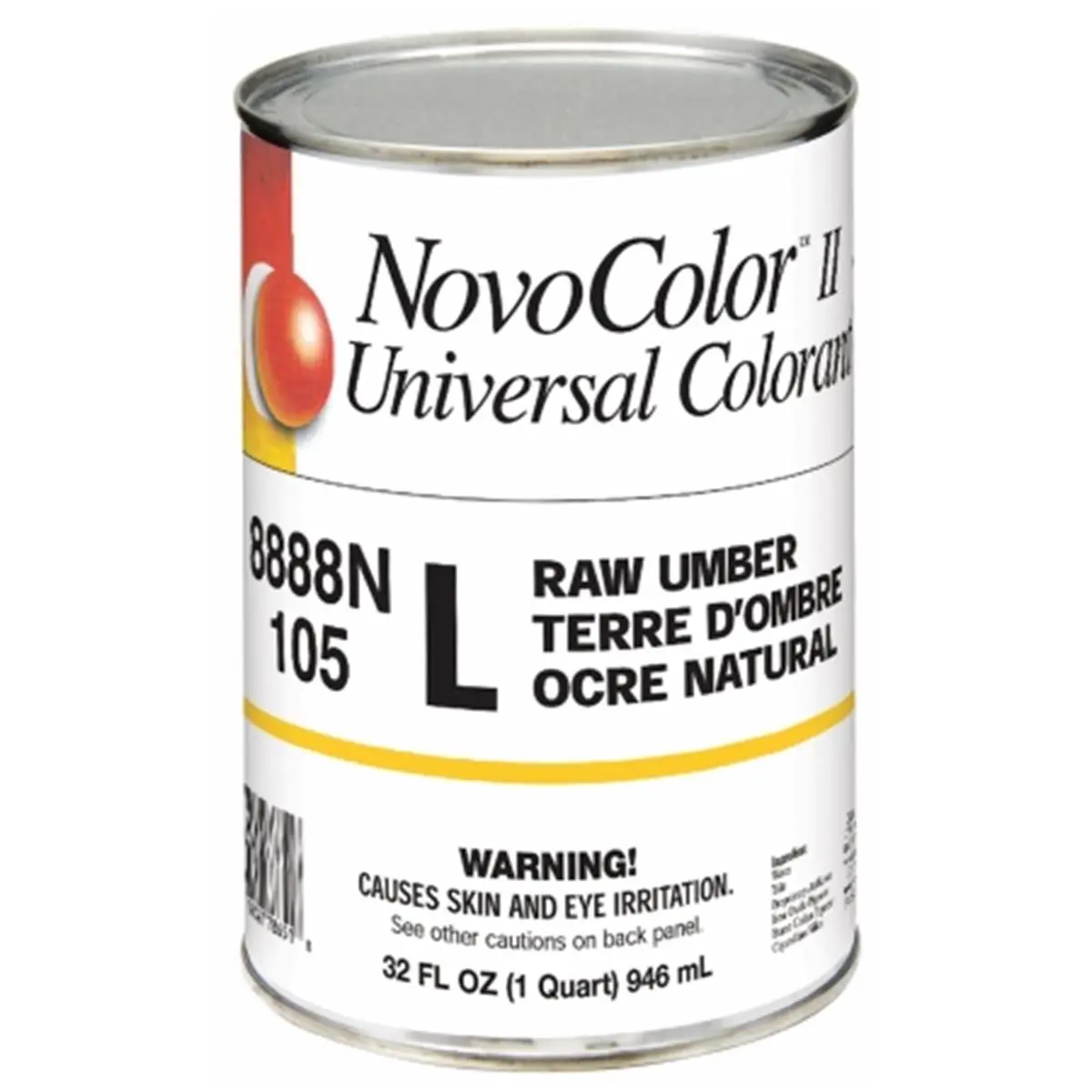 Valspar Brand 76-8888N QT 1 Quart L Raw Lumber NovoColor II, Ape-Free, Universal Tint