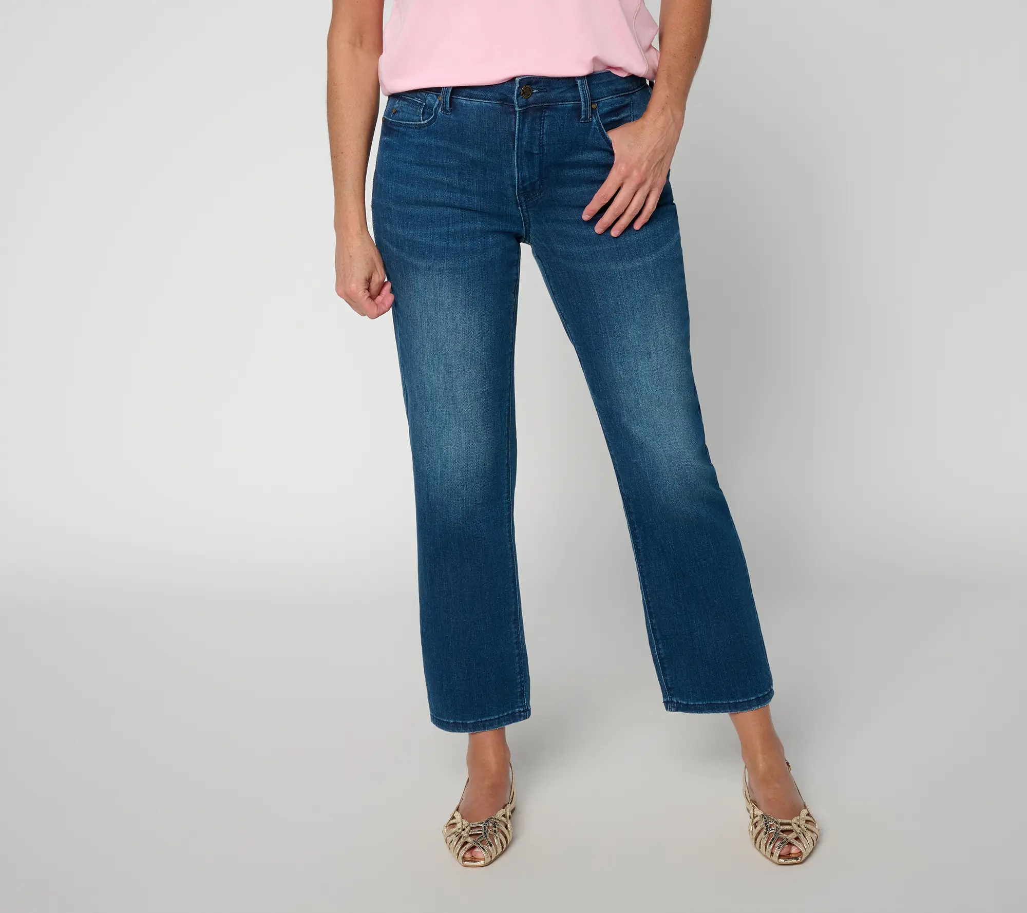 Felt Denim by Laurie Felt Petite Daisy Denim Ankle Jean
