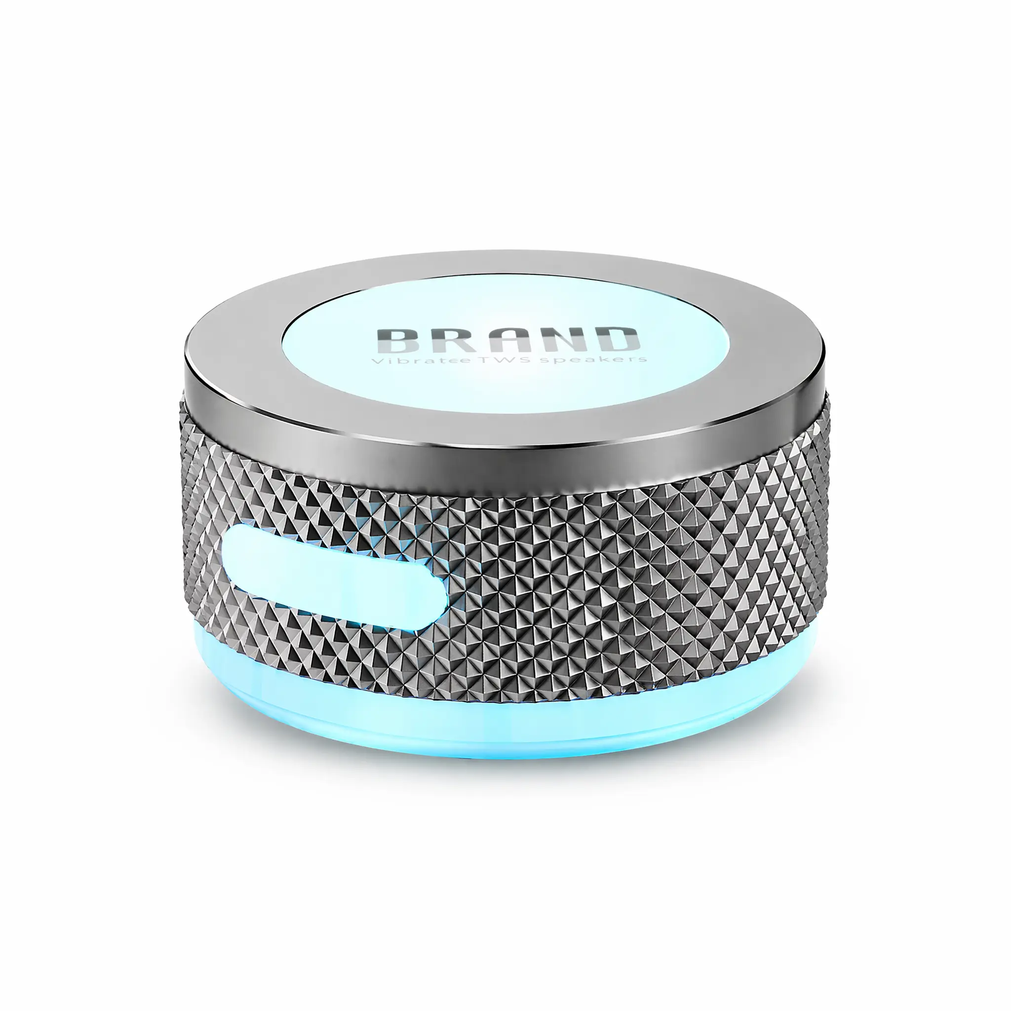 Portable Bone Conduction Wireless Speaker, Surface Vibration Mini Bluetooth Stereo Speaker with MagSafe Magnetic Base, Suction Cup, Charging Batteries & Loud Bass for Smartphones