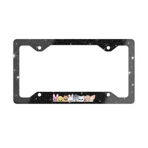 Skz Metal License Plate Frame,  Car Frame, kpop Car Frame, SKZ Car License Frame, gift for stray kids fan, Fast shipping, skz