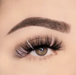 Periwinkle 20mm Glitter Eyelash