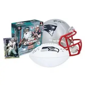 2025 Topps Chrome Football Fanatics Mega Box Trading Cards